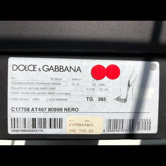 Dolce & Gabbana black lace heels - Picture 6 of 7